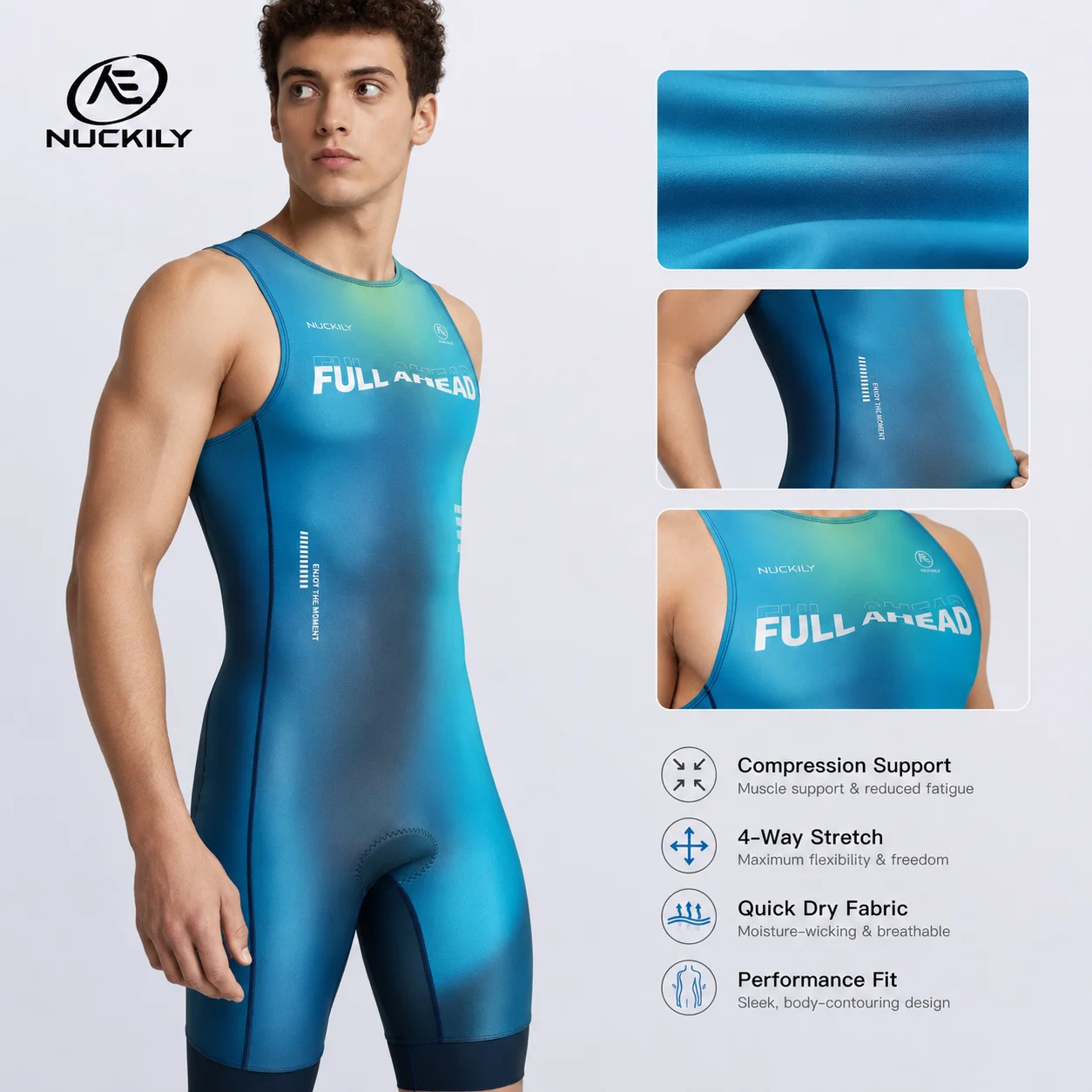 NUCKILY Triathlon Suit Sleevel - đánh giá và giá Running Gear Youth