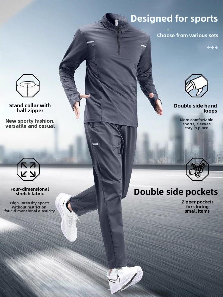 Men's Running Sport Suit Long  - đánh giá và giá Running Gear Youth