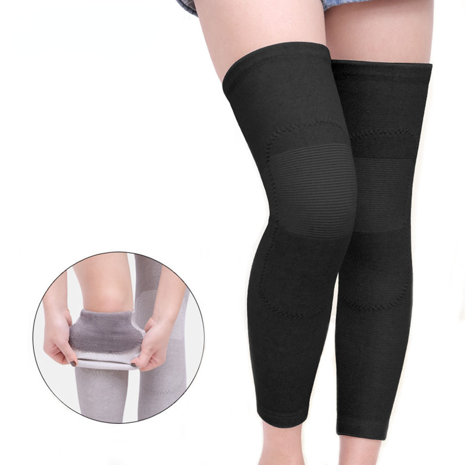 1Pair Long Winter Warm Knee Pa - đánh giá và giá Running Gear In Winter